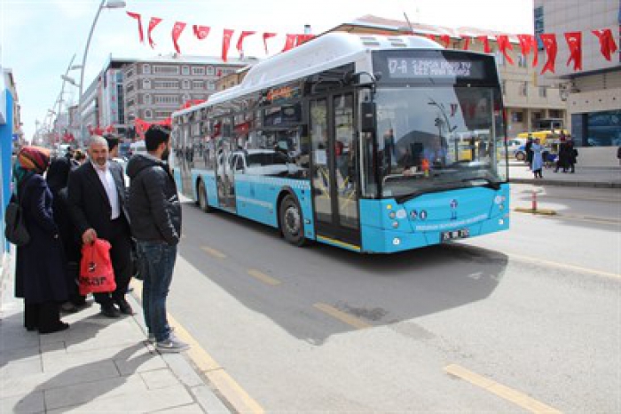 Toplu taşıma araçları bugün Erzurum’da ücretsiz