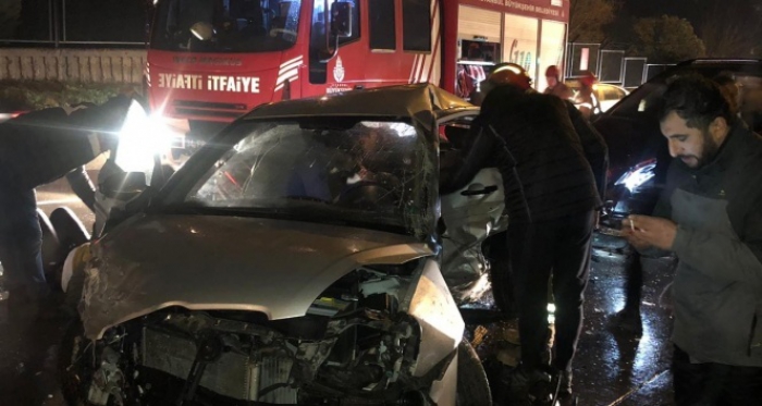 Trafik kazası: 1’i ağır 5 yaralı