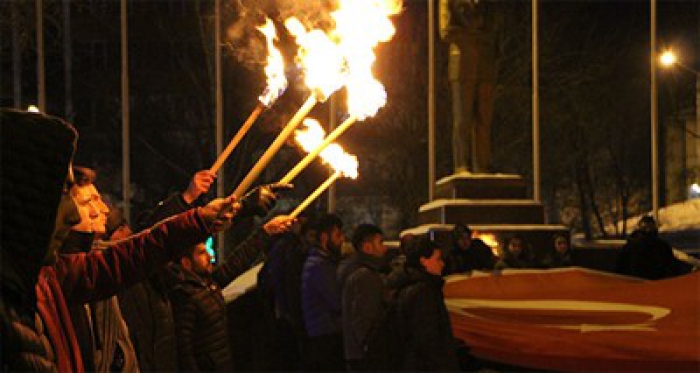 Ülkü Ocaklarından 'Kudüs' protestosu