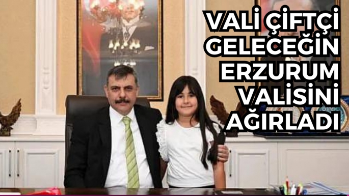 Vali Çiftçi geleceğin Erzurum Valisini ağırladı