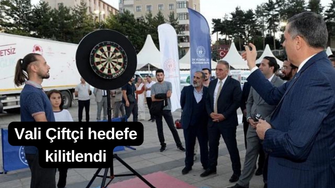 Vali Çiftçi hedefe kilitlendi