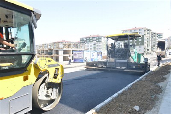 Yakutiye, açtığı yeni yolları asfaltladı