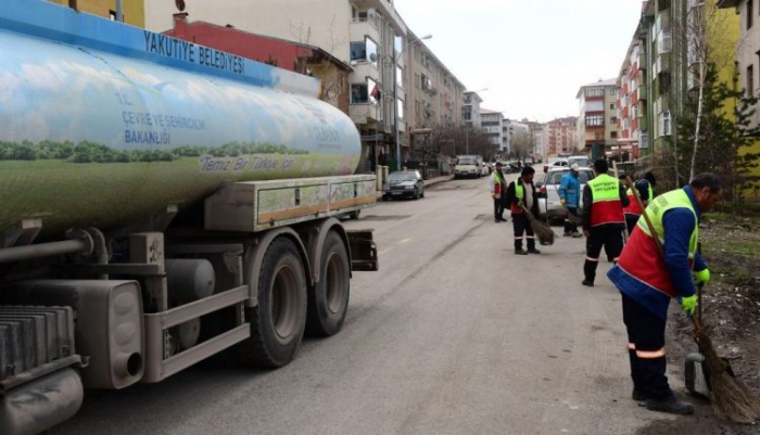 Yakutiye’de bahar temizliği yapıldı