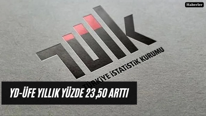 YD-ÜFE yıllık yüzde 23,50 arttı